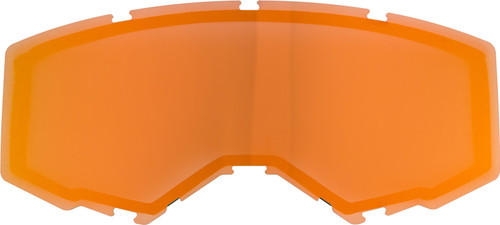 Dual Lens W/o Vents Adult Polarized Orange Mirror/smoke