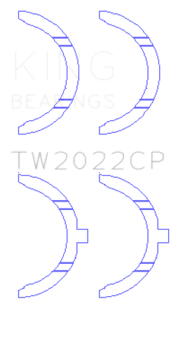King Engine Bearings Ford Escort/Sierra YB 2.0L DOHC Cosworth Thrust Washer Set