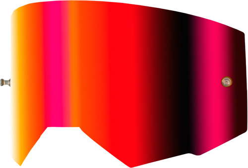 Single Lens W/ Post Adult W/ Light Red Mirror/amber Lens