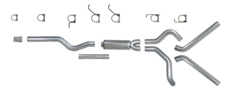 Diamond Eye KIT 4in Catback DUAL AL CHEVY/GMC 6.6L 2500/3500 2006-2007.5