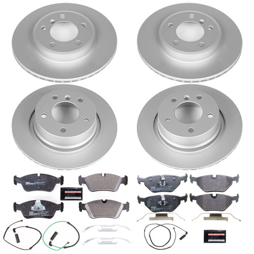 Power Stop 01-05 BMW 325xi Front & Rear Euro-Stop Brake Kit