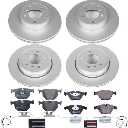 Power Stop 04-06 BMW 525i Front & Rear Euro-Stop Brake Kit