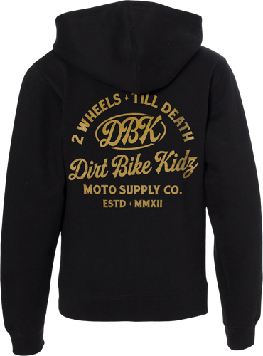 Gold Nugget Youth Hoodie Black Yx
