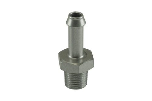 Turbosmart 6mm / 1/4in Hose End to 1/8 NPT Male Straight - Clear
