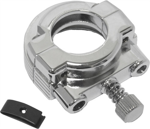 Throttle Clamp Single Cable Screw In Chrome