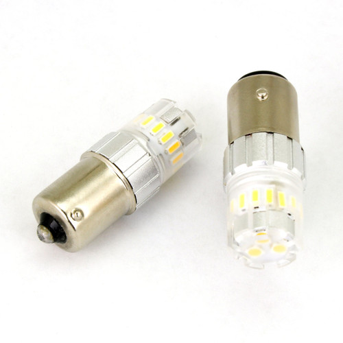 Led Bulb 1156 Red Pair 6w/bulb Smd Omni Directional