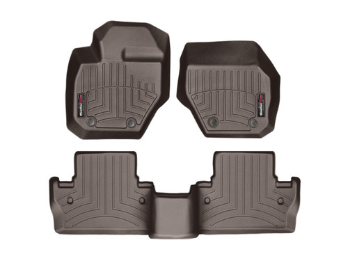 WeatherTech 2010+ Volvo XC60 Front & Rear FloorLiner - Cocoa