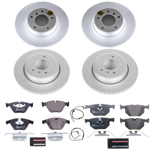 Power Stop 06-07 BMW 525i Front & Rear Euro-Stop Brake Kit