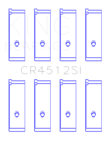 King Engine Bearings Honda D17A1/2 Rod Bearing Set - Size STD