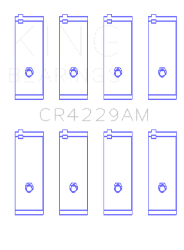King Engine Bearings Toyota 1E/2E (1.3L) (Size STD) Performance Rod Bearing Set