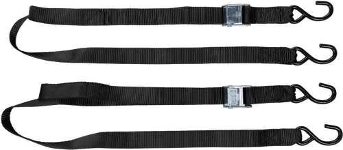 1.5" X 6' Tie-down Soft-tie Black 2/pk