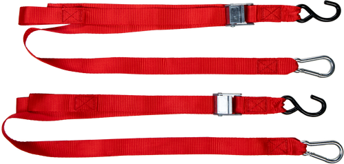 1.5" X 6' Tie-down Red 2/pk