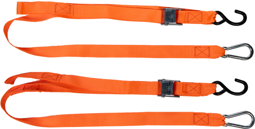 1.5" X 6' Tie-down Soft-tie Orange 2/pk