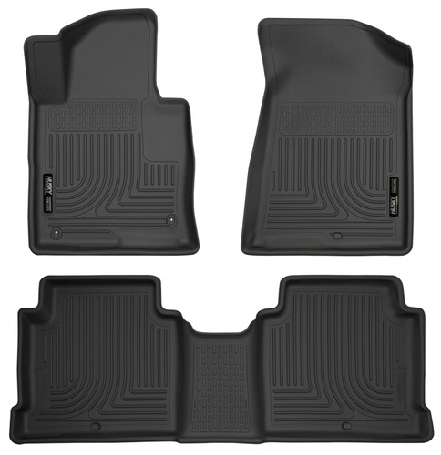 Husky Liners 25-26 Toyota 4Runner Weatherbeater Front & 2nd Seat Floor Liner - Black
