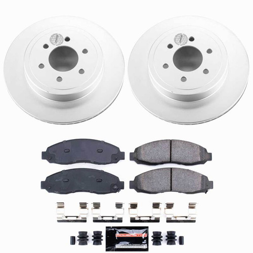 Power Stop 03-04 Dodge Dakota Front Z23 Coated Brake Kit