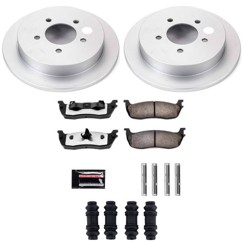 Power Stop 00-02 Ford Expedition Rear Z36 Coated Truck & Tow Brake Kit
