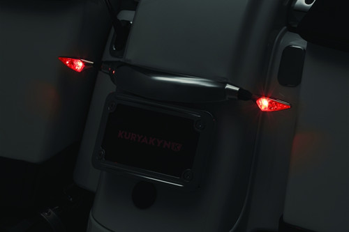 Kuryakyn Rhombus Rear Right Red/Red/Amber Chrome