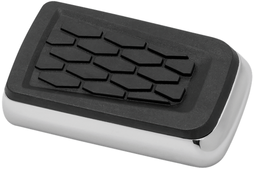 Kuryakyn Hex Brake Pedal Pad FX Models Chrome