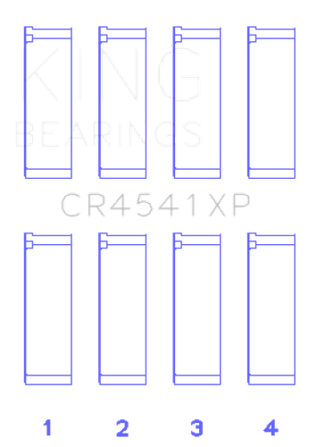 King Engine Bearings Honda F23 Performance Rod Bearing Set - Size STD
