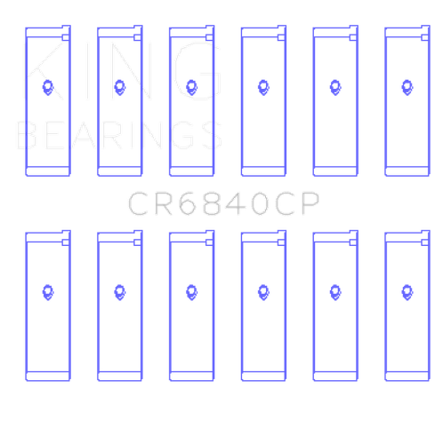 King Engine Bearings 05-12 Nissan VQ40DE 6 Cyl Rod Bearing Set - Size STD