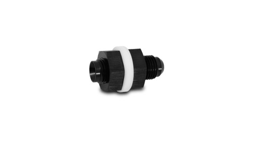 Vibrant -6AN Fuel Cell Bulkhead Adapter Fitting (w/ PTFE Crush Washers & Nut)