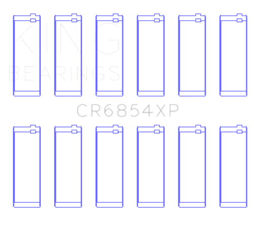 King Engine Bearings BMW 95 M3 S50830 (Size STD) Performance Rod Bearing Set