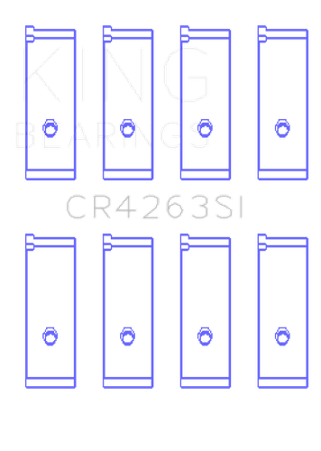 King Engine Bearings Toyota 1ZZ-FE (Size .50) Rod Bearing Set