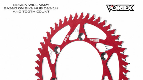 Vortex Racing 39 Tooth 520 Rear Sprocket - Red