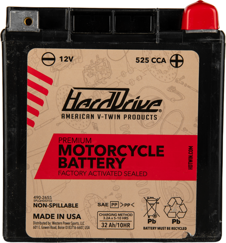 Premium Battery Gyz32hl / Yix30l Cca 500