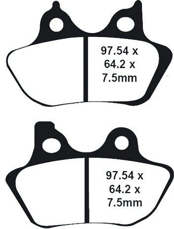 Profiled Brake Pad X+ Fr/rr Except 200 Mm Tire