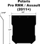 Snowflap  Polaris Pro Rmk/assault/axys 2011+