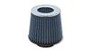 Vibrant Open Funnel Perf Air Filter (5in Cone O.D. x 5in Tall x 2.75in inlet I.D.) Chrome Filter Cap