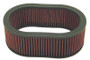 K&N Universal Custom Air Filter - Oval Shape 11.5in Outer Length / 8.125in Outer Width / 4in Height