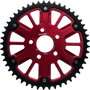 Stealth 53t Rear Sprocket Red Alum Car  Blk Steel Teeth