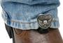 Clips For Stirrup/strap Boots Heart/skull