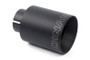 Dinan Double-Walled 4in Clamp-On Exhaust Tip - Black - 4in Outlet / 2.75in Inlet