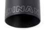 Dinan Double-Walled 4in Clamp-On Exhaust Tip - Black - 4in Outlet / 2.75in Inlet