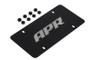 APR License Plate - Silver Logo/Black Plate