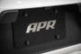 APR License Plate - Silver Logo/Black Plate