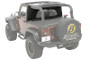Bestop Around Windjammer - 07-18 Jeep Wrangler JK 2-Door Wrap (Black Diamond)
