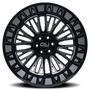 Cali Off-Road 9116 Vertex 22x12 / 6x139.7 BP / -44mm Offset / 106mm Hub Gloss Black Milled Wheel