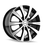 Touren 3130 TR3 17x7 / 5x112/120 BP / 40mm Offset / 72.62mm Hub Gloss Black Machined Wheel