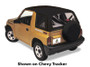 Bestop 95-98 Tracker/Sidekick Replace A-Top (Black Crush Clear Windows No Door Skins Included)