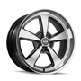 Ridler 652 17x7 / 5x120.65 BP / 0mm Offset / 83.82mm Hub Gls Blk w/ Diamond Cut Face & Lip Wheel