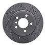 R1 07-19 BMW X5 Rear Right Drilled & Slotted Geo-Carbon Rotor
