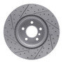R1 07-19 BMW X6 Rear Right Drilled & Slotted Geo-Carbon Rotor