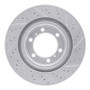 R1 10-24 Lexus Gx460 Front Left Drilled & Slotted Geo-Carbon Rotor
