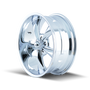 Ridler 695 18x8 / 5x127 BP / 0mm Offset / 83.82mm Hub Chrome Wheel