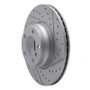 R1 12-18 BMW 328I Xdrive Front Right Drilled & Slotted Geo-Carbon Rotor