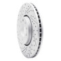 R1 03-11 Cadillac Bls (Mexico) Front Left Drilled & Slotted Geo-Carbon Rotor